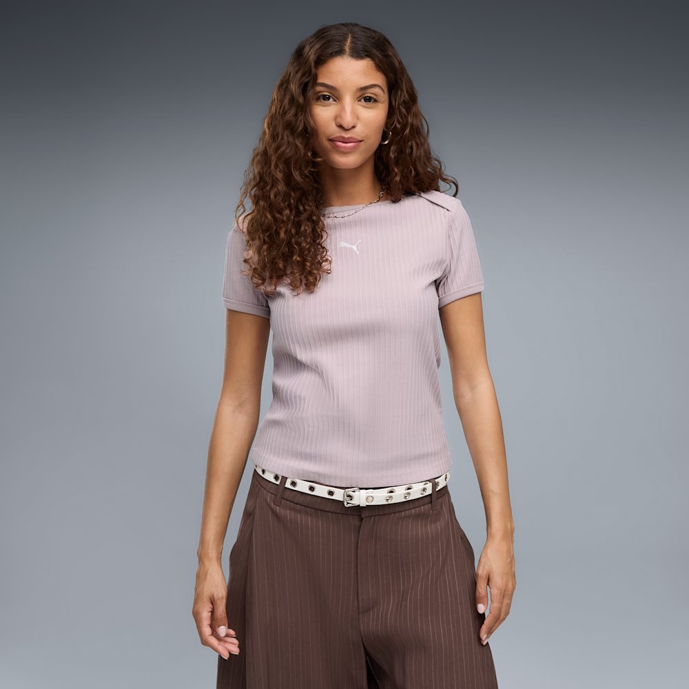Футболка жіноча PUMA Essentials Ribbed Slim