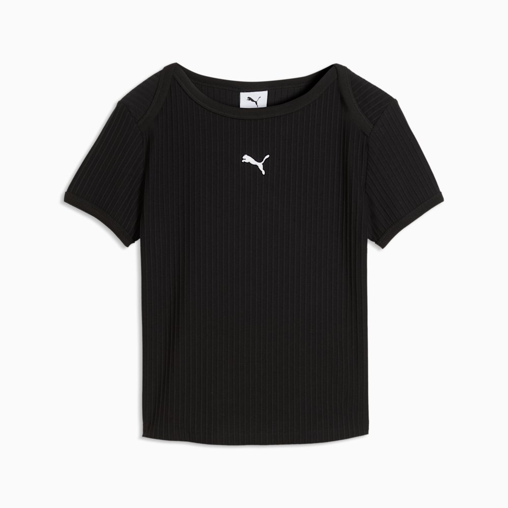 Футболка жіноча PUMA Essentials Ribbed Slim