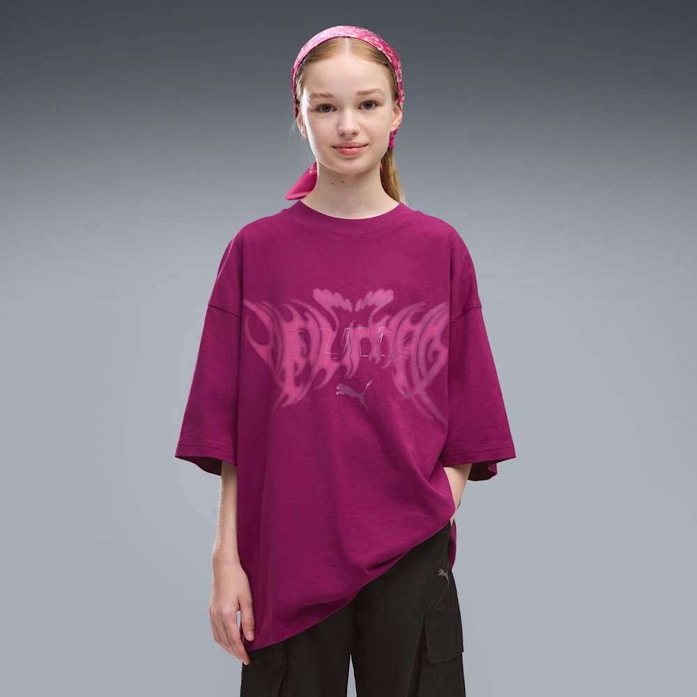 Футболка дитяча PUMA Midnight Shadow Oversized Graphic