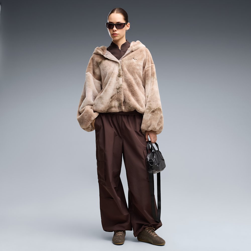 Куртка жіноча PUMA Street Glam Oversized Fleece