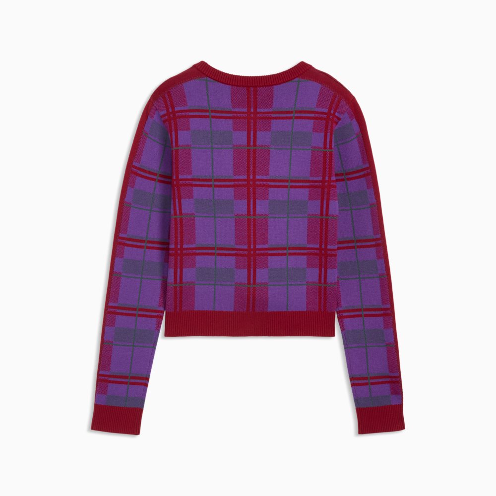 Светр жіночий PUMA T7 Tartan Cardigan
