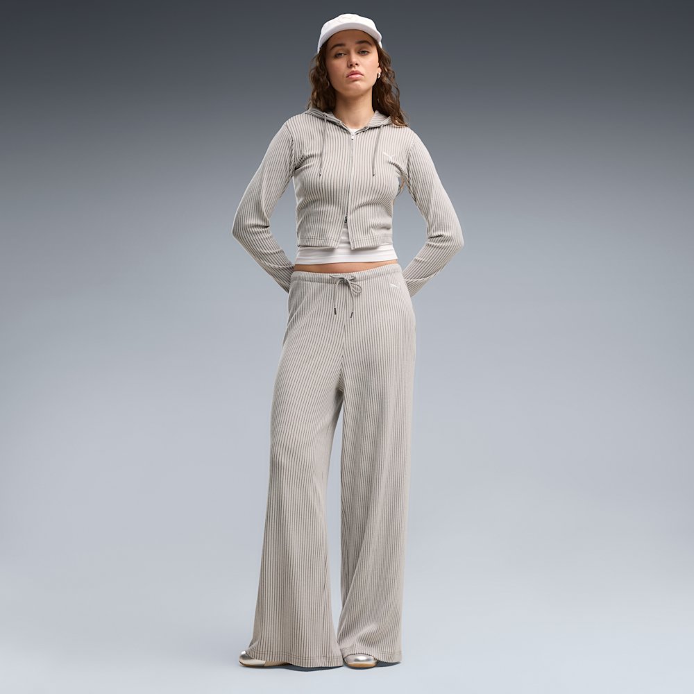 Штани жіночі PUMA Essentials Ribbed Wide Leg