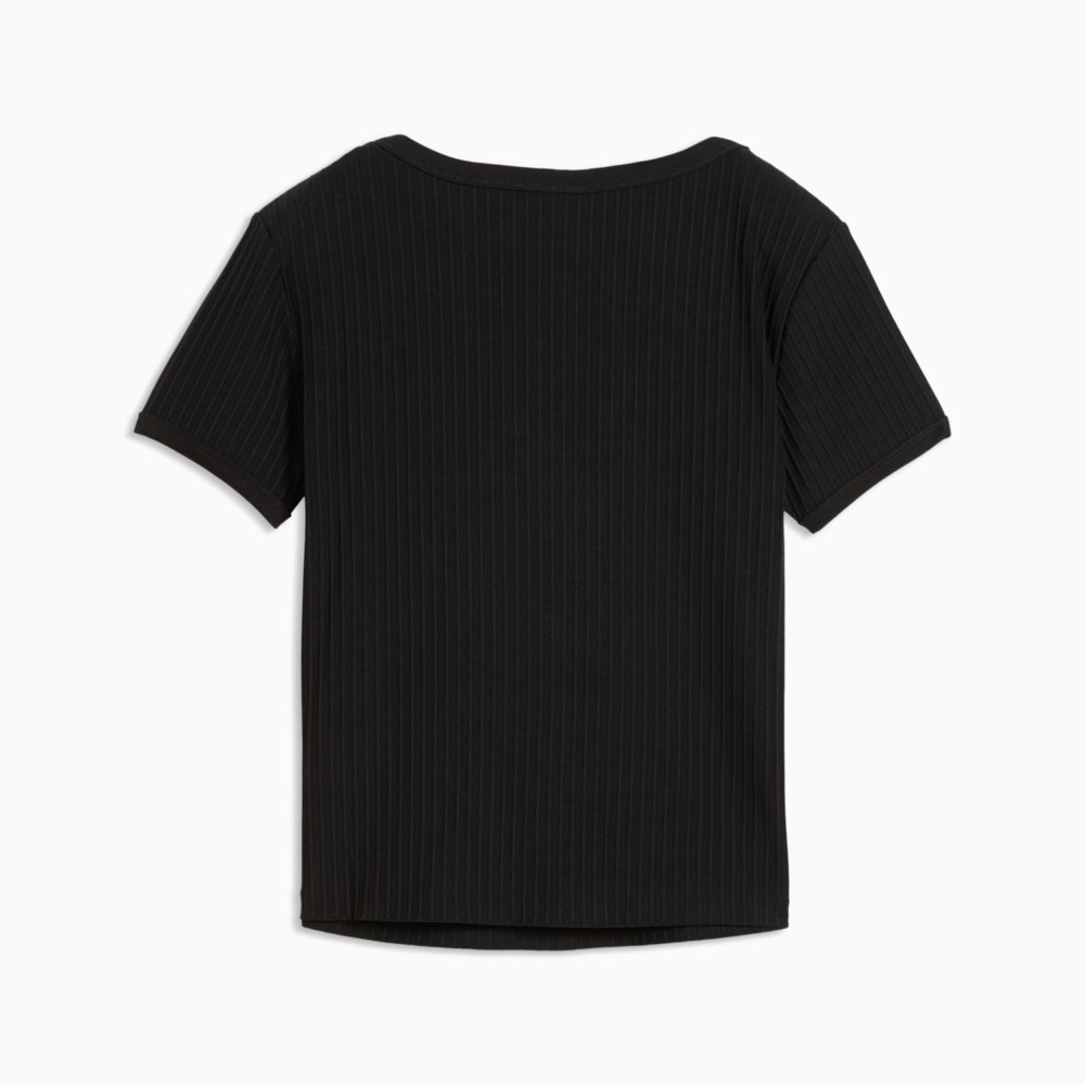 Футболка жіноча PUMA Essentials Ribbed Slim
