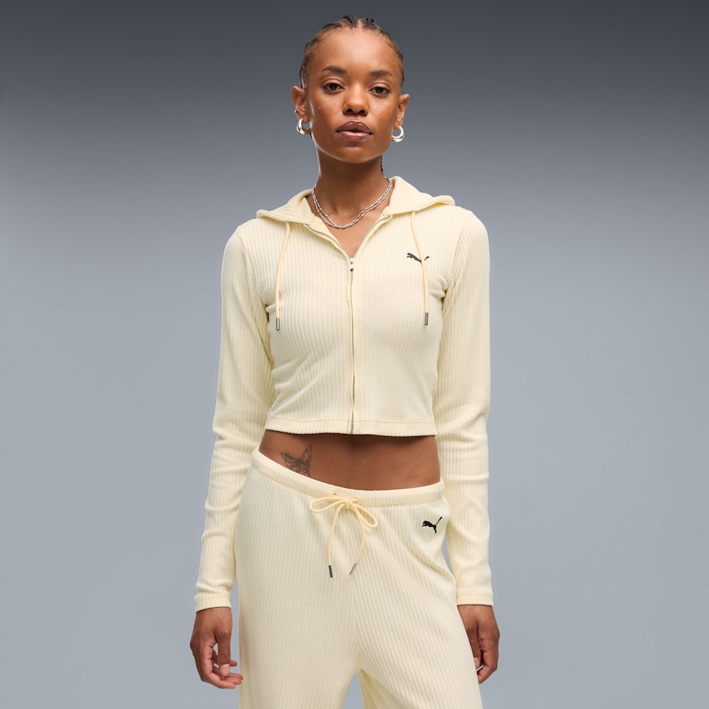 Худі жіноче PUMA Essentials Ribbed Zip-Up