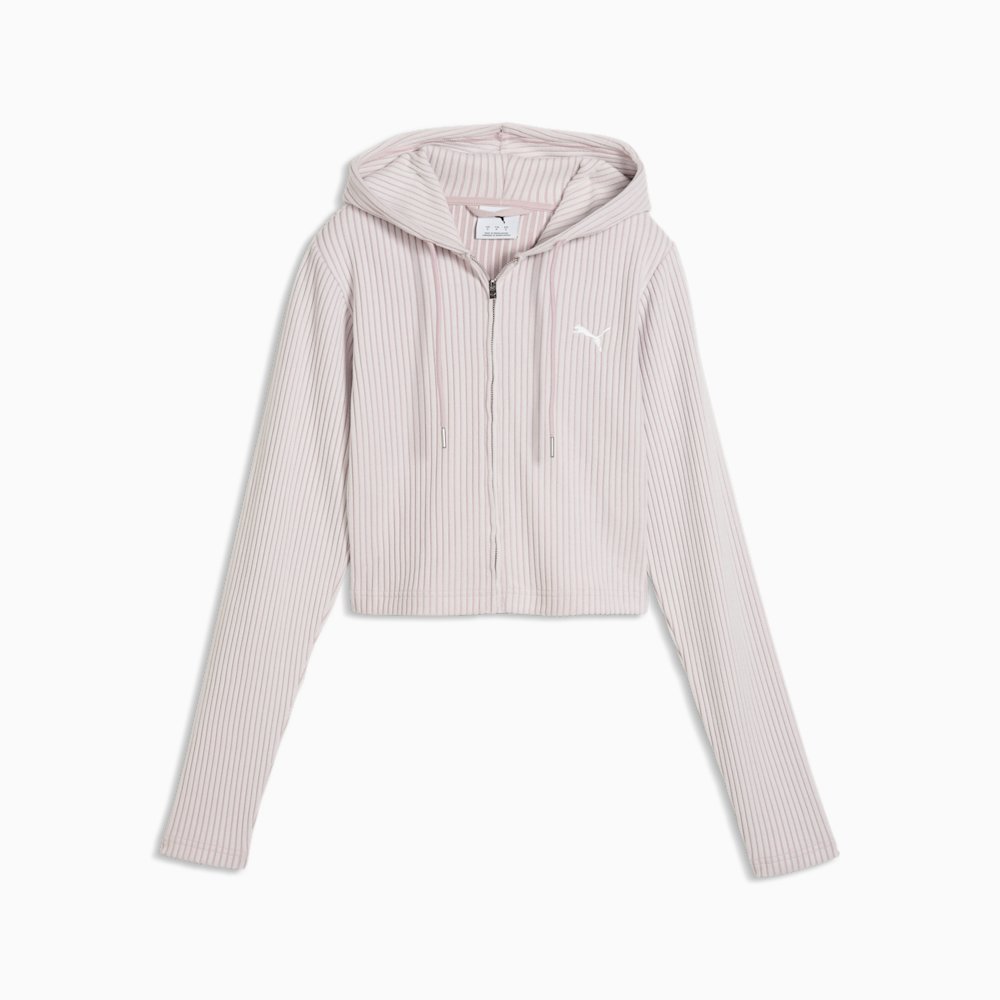 Худі жіноче PUMA Essentials Ribbed Zip-Up
