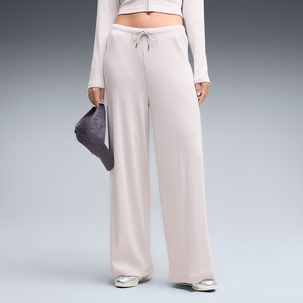 Штани жіночі PUMA Essentials Ribbed Wide Leg