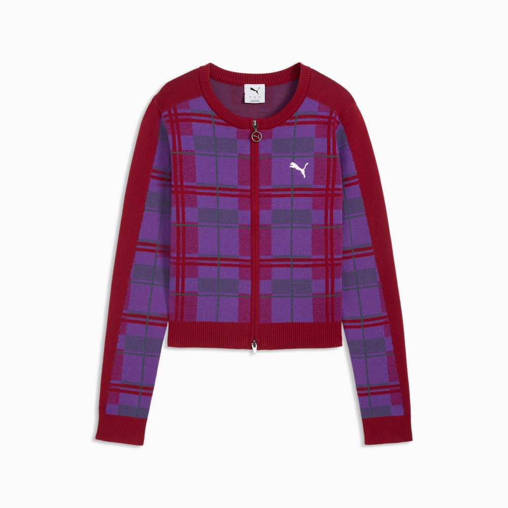 Светр жіночий PUMA T7 Tartan Cardigan