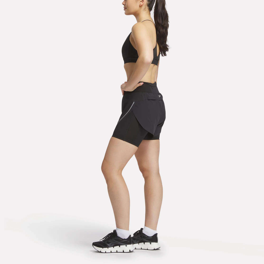 Шорти жіночі Reebok Lux Metallic 2-in-1