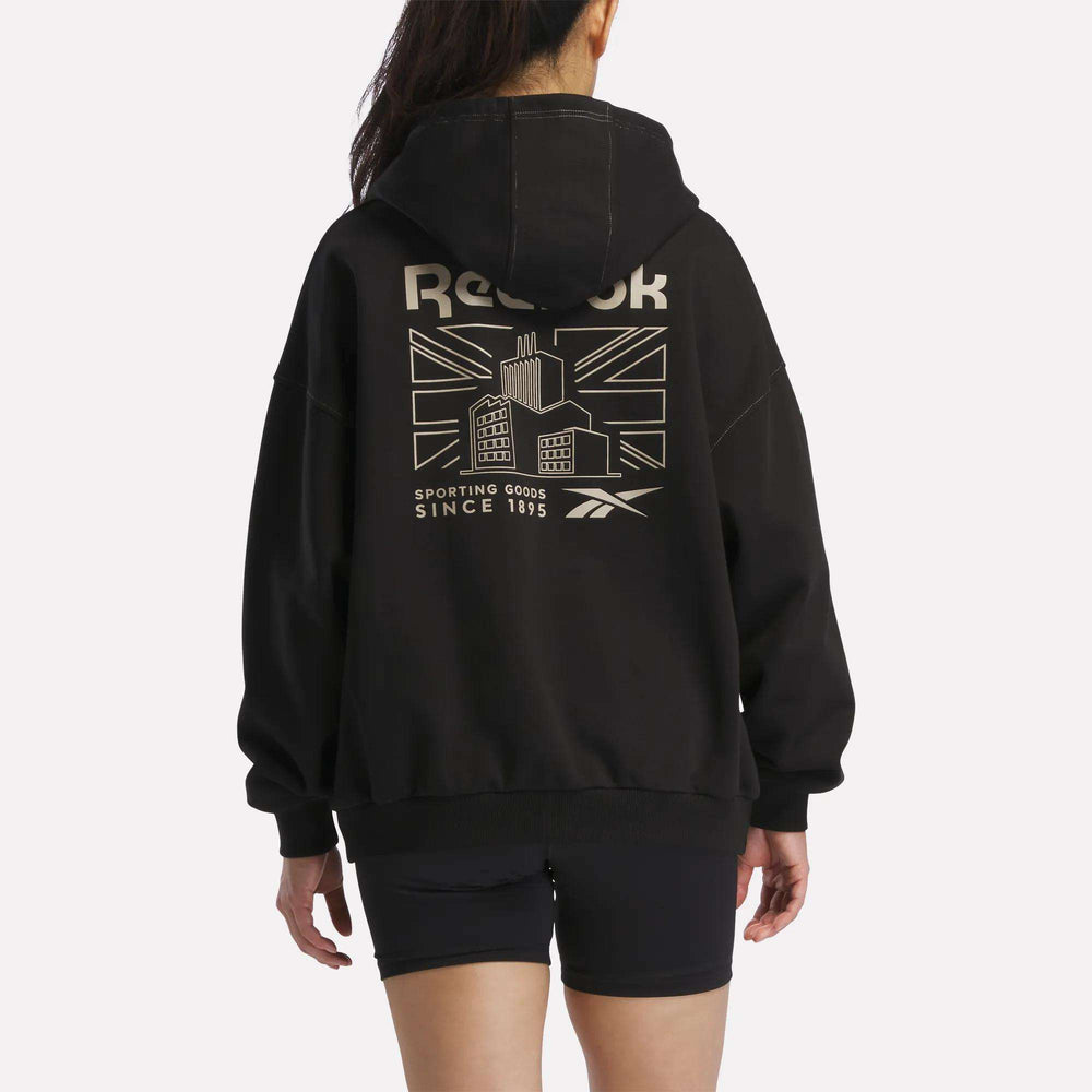 Худі жіноче Reebok Relaxed Fleece Graphic