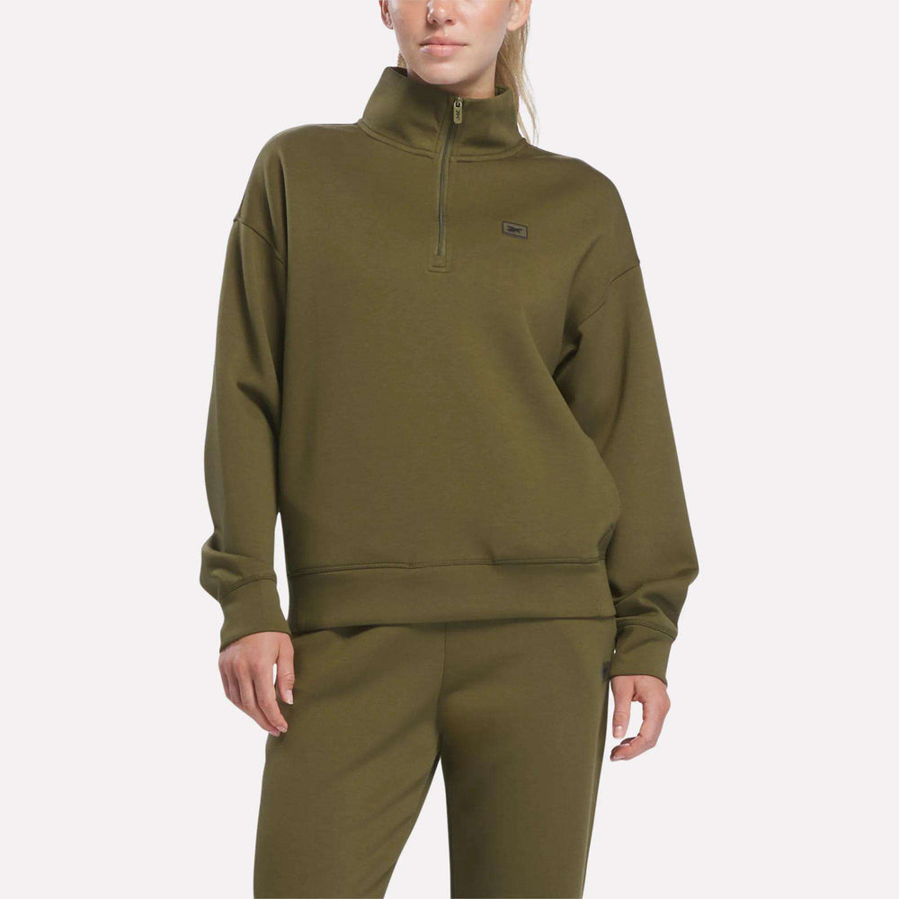 Світшот жіночий Reebok Crop Half-Zip