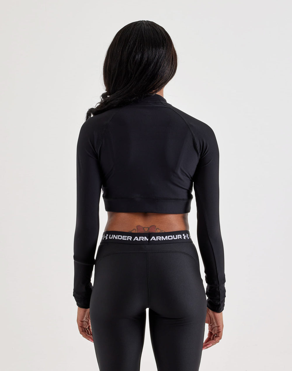 Топ жіночий Under Armour HeatGear Crop Mock з довгим рукавом