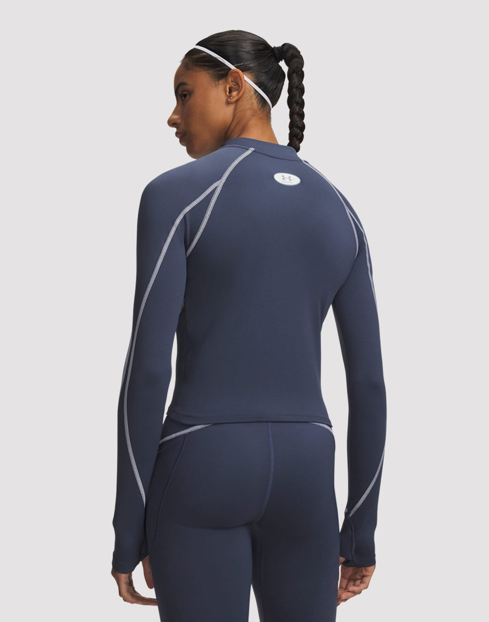 Лонгслів жіночий Under Armour ColdGear Elite на блискавці 1/2