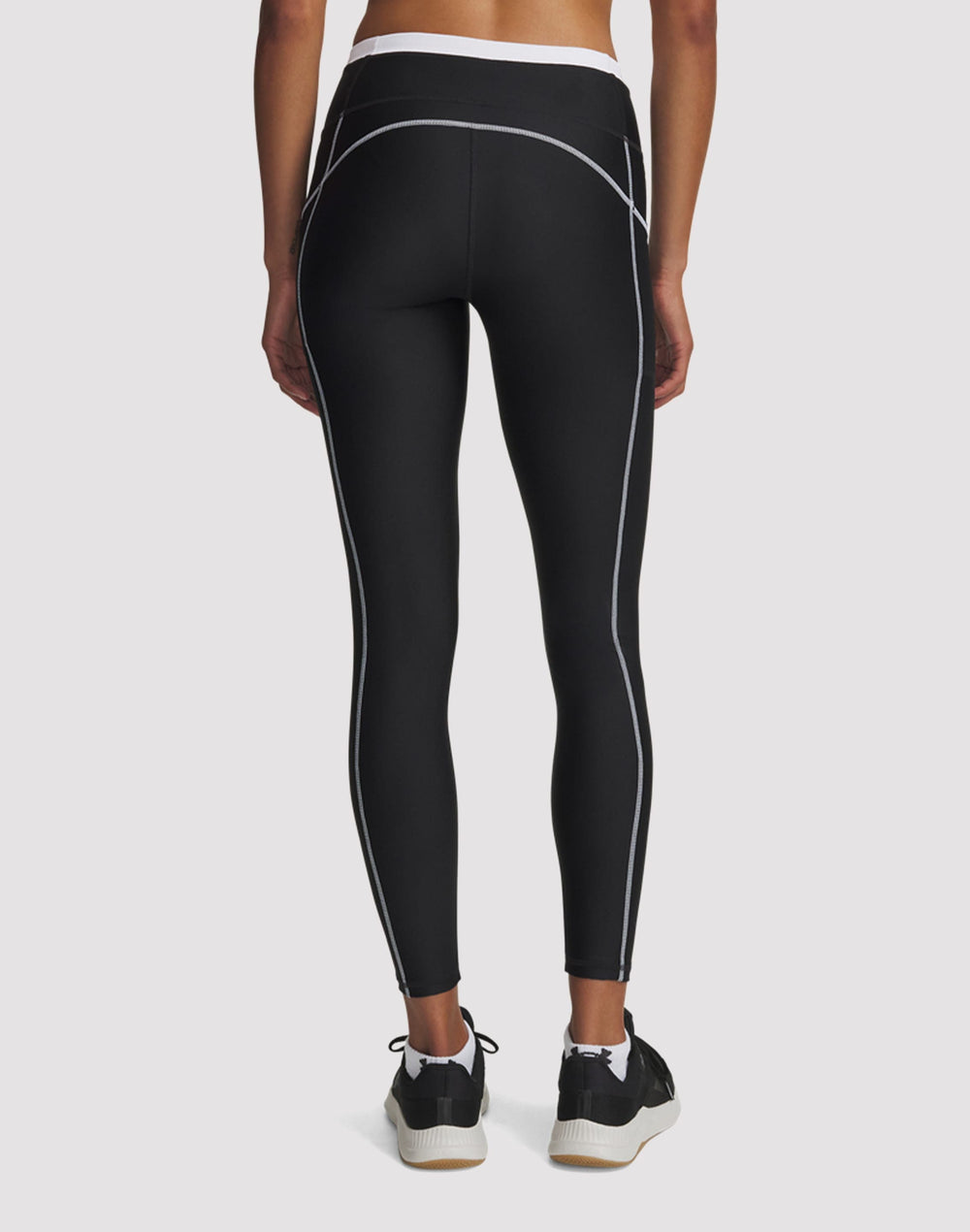 Легінси жіночі Under Armour HeatGear з білим кантом